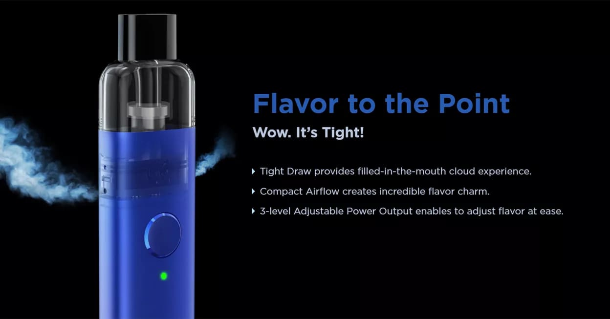 GeekVape - Wenax K1 Pod System airflow e ajuste
