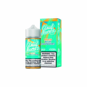 Cloud Nurdz - Peach Blue Raspberry Iced 100ml