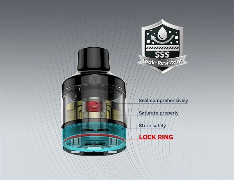 Vaporesso - Luxe 80S resitencia vazamento
