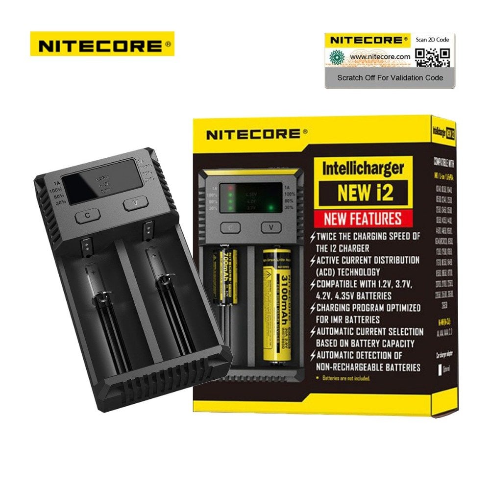 Nitecore - Carregador de Baterias - New i2