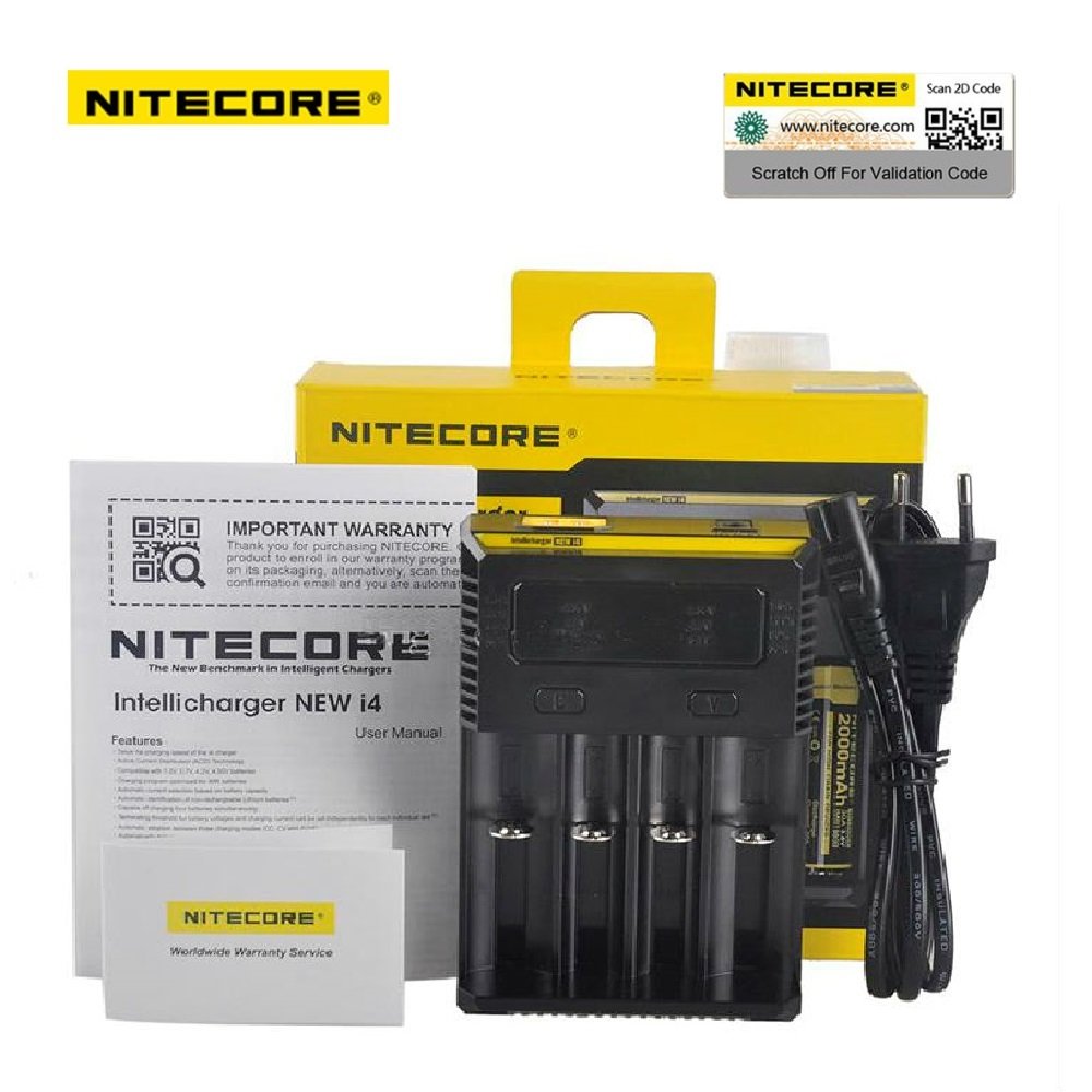 Carregador de Baterias - New i4 - Nitecore