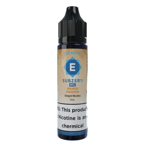 Element - MTL Subzero - Mango Passion 60ml - Oficina Vapor