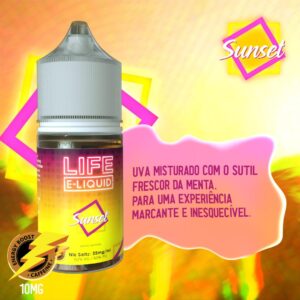 Life E-Liquid - Sunset 30ml - Oficina Vapor