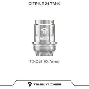 Teslacigs - Coil Tesla Citrine 24 T-X4 0.17OHMS - Unidade