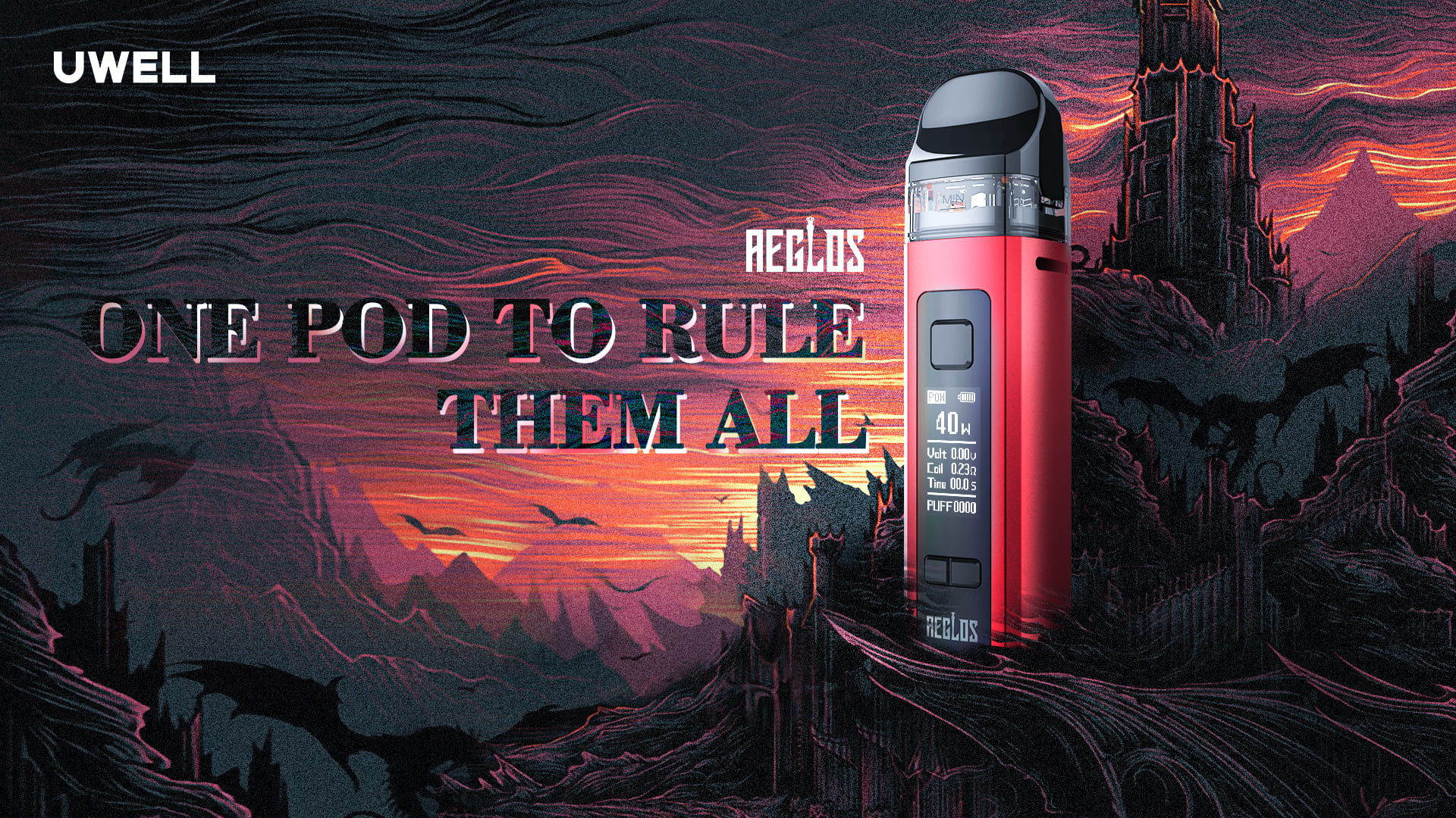 Uwell - Aeglos Pod Mod Kit 60W - Oficina Vapor