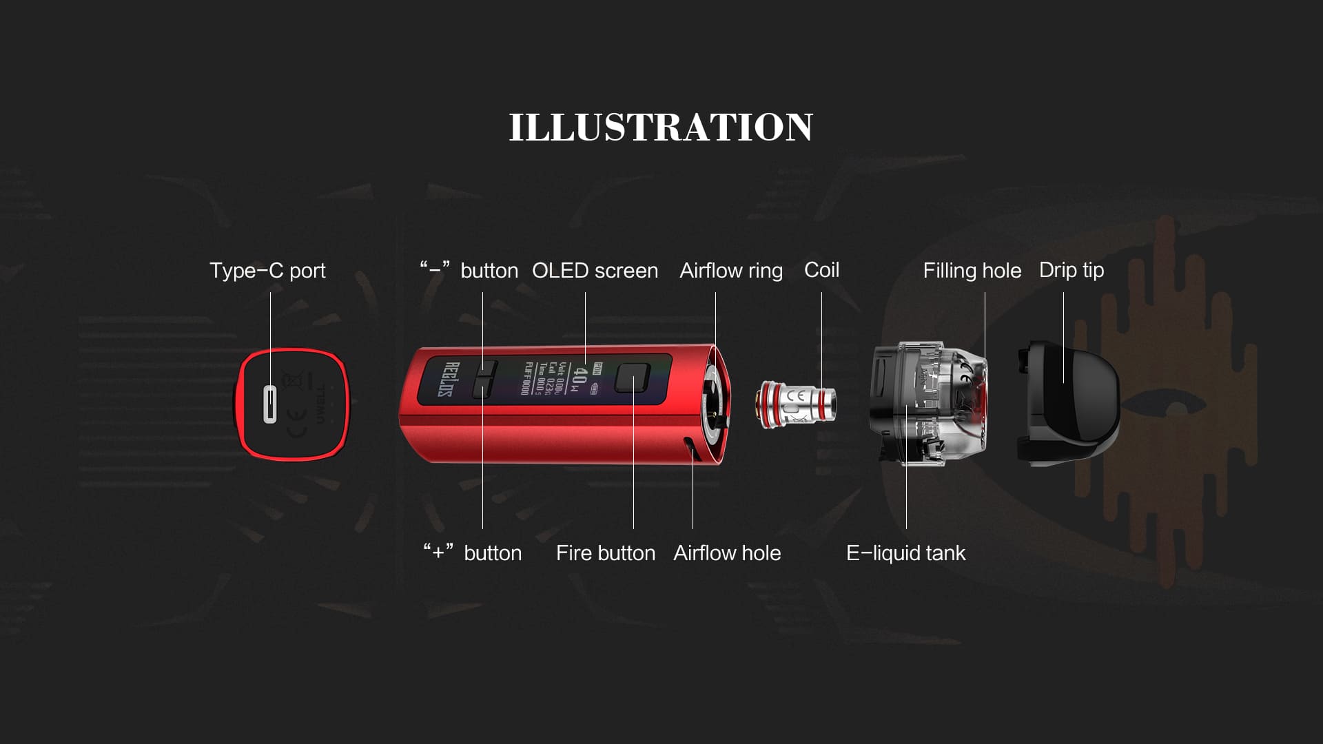 Uwell - Aeglos Pod Mod Kit 60W - Oficina Vapor