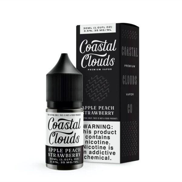 Coastal Clouds Salt - Apple Peach Strawberry 30ml