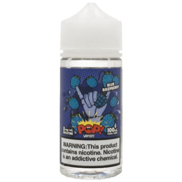 POP! VAPORS - Blue Raspberry Iced 100ml - Oficina Vapor