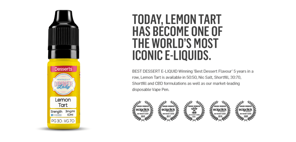 Dinner Lady - Lemon Tart 60ml - Oficina Vapor