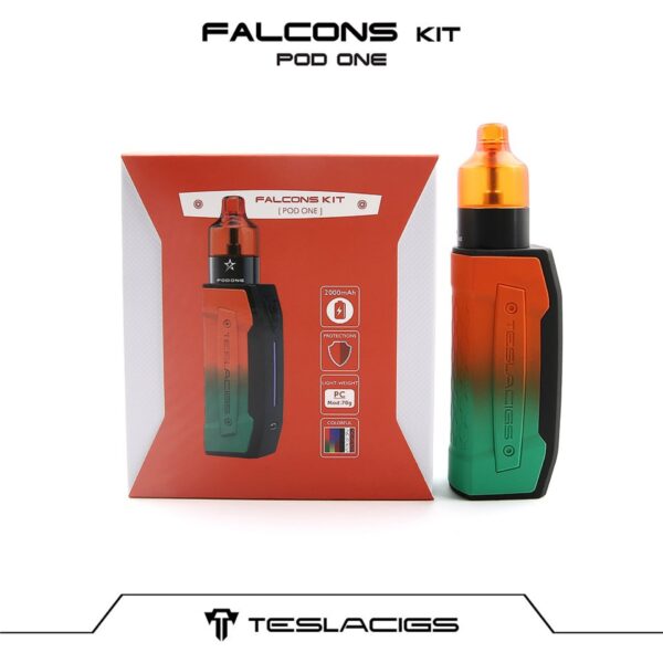 Teslacigs - Falcons Kit POD ONE 3mL - Oficina Vapor