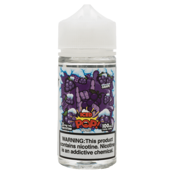 POP! VAPORS - Iced Pop - Grape 100ml - Oficina Vapor