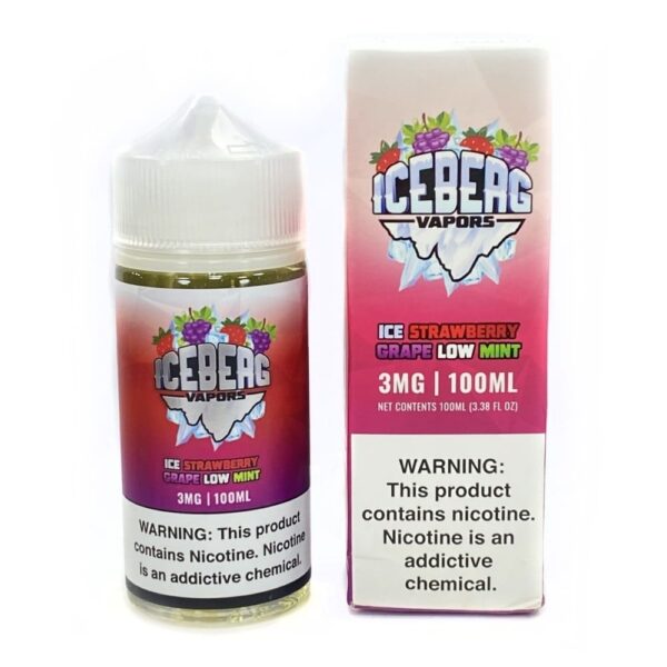 Iceberg - Ice Strawberry Grape Low Mint 100ml - Oficina Vapor