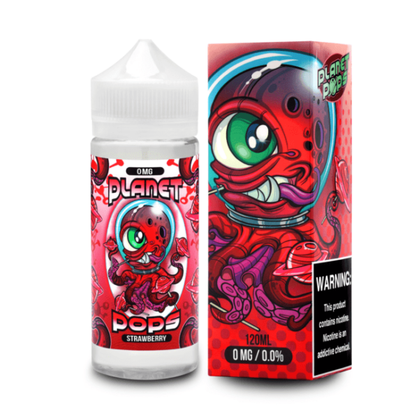 Kings Crest - Planet Pops - Strawberry 120ml