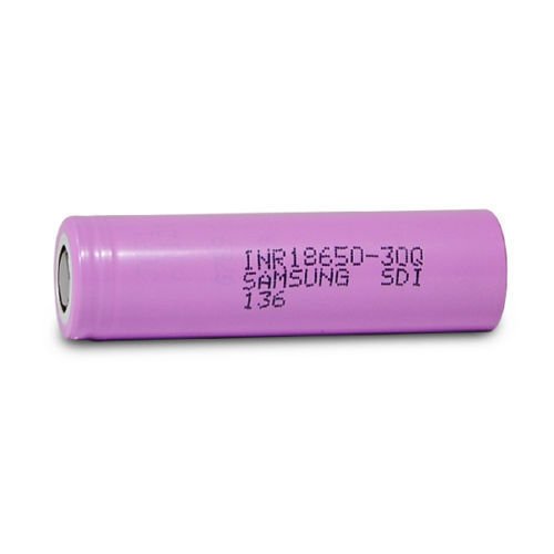 Bateria 18650 Samsung 30Q Li-Ion INR 18650 5C 3.6V 3000mAh High Drain 15A Flat Top