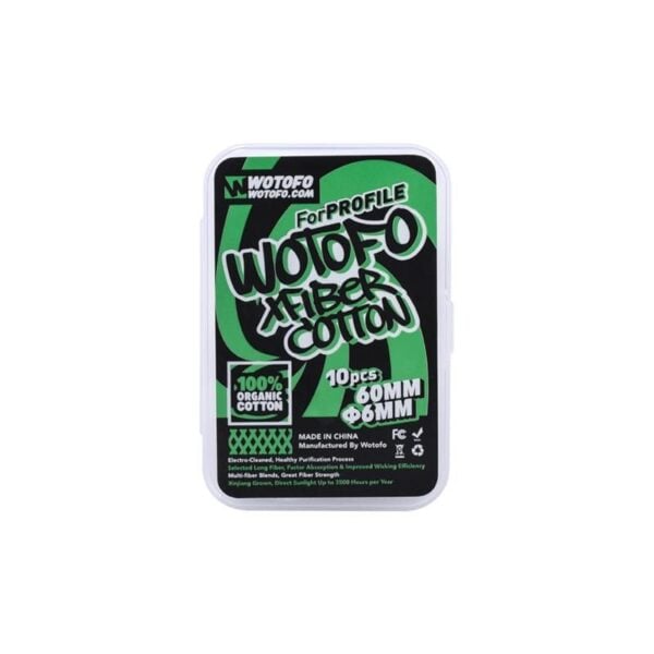 Wotofo - XFiber Cotton 10PCS - Oficina Vapor