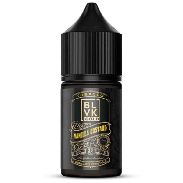 BLVK Salt - Gold Vanilla Custard 30ml