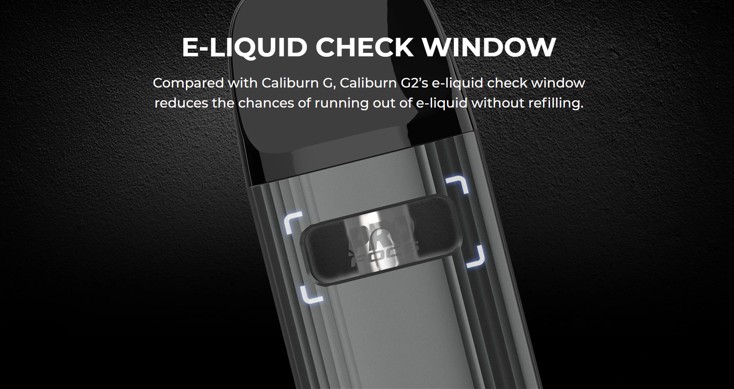 Uwell - Caliburn G2 Pod System tela para chegar liquido