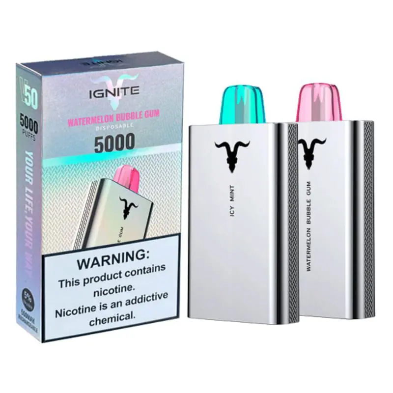 Ignite - V50 Pod Descartável 5000 Puffs - Oficina Vapor