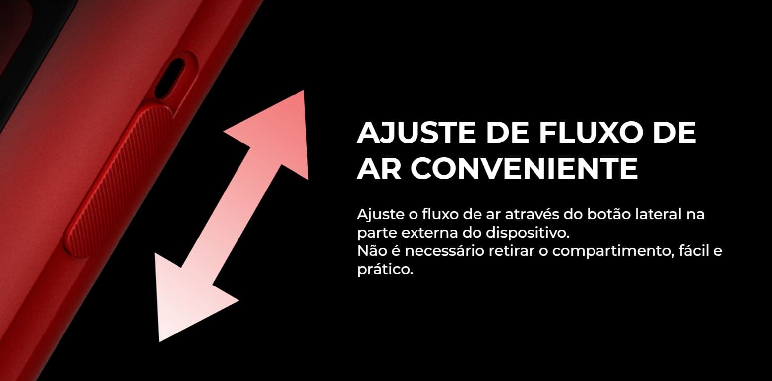 Uwell - Crown D Pod Kit fluxo de ar