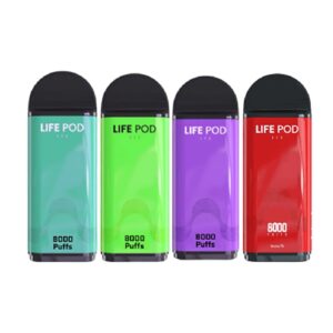 Kit Cartucho Life Pod ECO 8.000 Puffs -  3 unidades