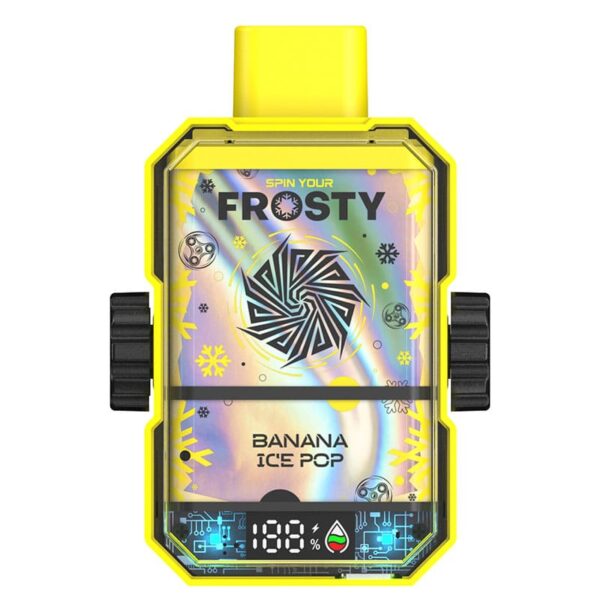 frosty spin banana ice pop