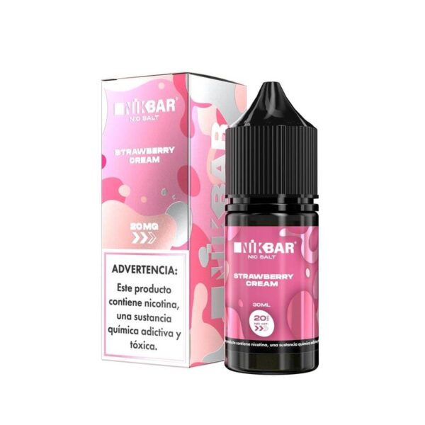 Nikbar Salt - Strawberry Cream 30ml