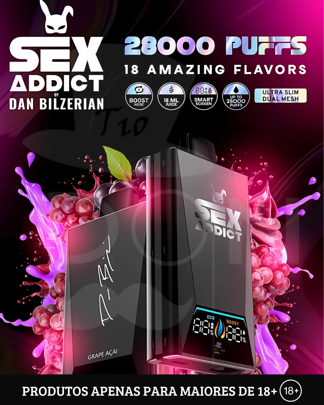 Ignite - Sex Addict Pod Descartável 28000 Puffs banner