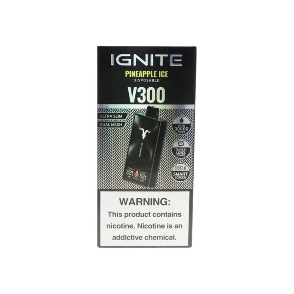 Ignite - V300 Black Pod Descartável 30000 Puffs PINEAPPLE ICE1