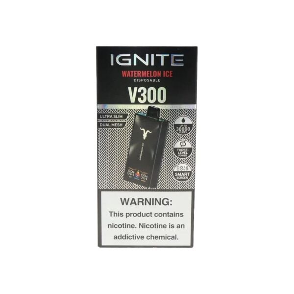 Ignite - V300 Black Pod Descartável 30000 Puffs WATERMELON ICE1