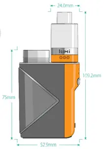 GeekVape - Kit Lucid 80W TC With Lumi - Oficina Vapor