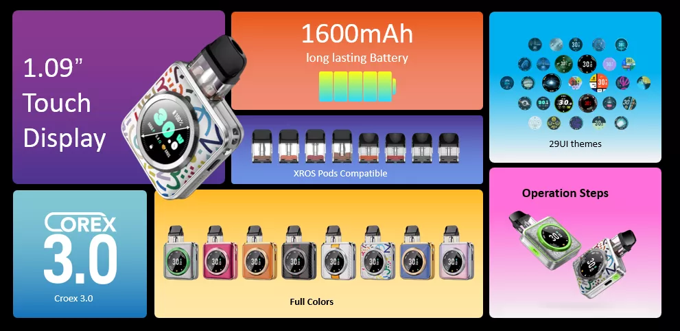 Vaporesso - XROS 5 Nano Pod System 1600 mAh
