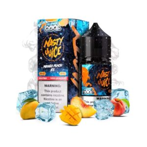 Nasty Super Cool Salt - Mango Peach Ice 30ml - Oficina Vapor Nasty Super Cool Salt - Mango Peach Ice 30ml