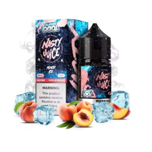 Nasty Super Cool Salt - Peach Ice 30ml - Oficina Vapor Nasty Super Cool Salt - Peach Ice 30ml