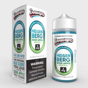 InneVape - Heisenberg Sour Apple Menthol 100ml - Oficina Vapor InneVape - Heisenberg Sour Apple Menthol 100ml