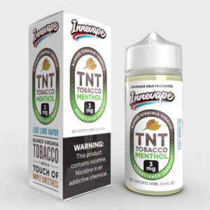 InneVape - TNT Tobacco Menthol 100ml - Oficina Vapor TNT Tobacco Menthol