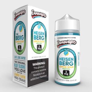 InneVape - Heisenberg Lemon Sour Menthol 100ml - Oficina Vapor InneVape - Heisenberg Lemon Sour Menthol 100ml