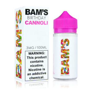 Bam's Cannoli - Birthday Cannoli 100ml - Oficina Vapor Bam's Cannoli - Birthday Cannoli