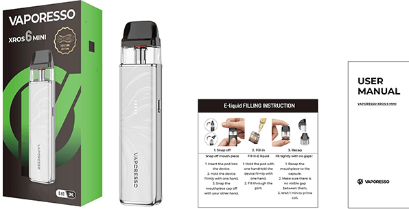 Vaporesso - XROS 6 Mini Pod System 1600 mAh