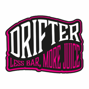Drifter Salt - Blueberry Bubblegum 30ml - Oficina Vapor Drifter_Logo_-_Less_Bar_More_Juice